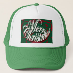 グリーンハットでクリスマスを祝う キャップ