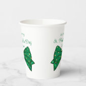 グリーンハッピーセントパトリックの日2024 紙コップ (左)