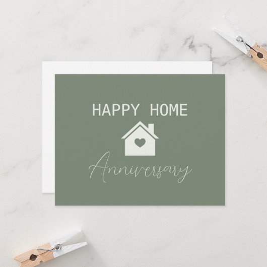 グリーンハッピーホームアニバーサリーエテ実在ート カード (正面/裏面インサイチュ)