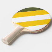 グリーンハニーノスタルジックはっきりしたストライプ 卓球ラケット (正面アングル)