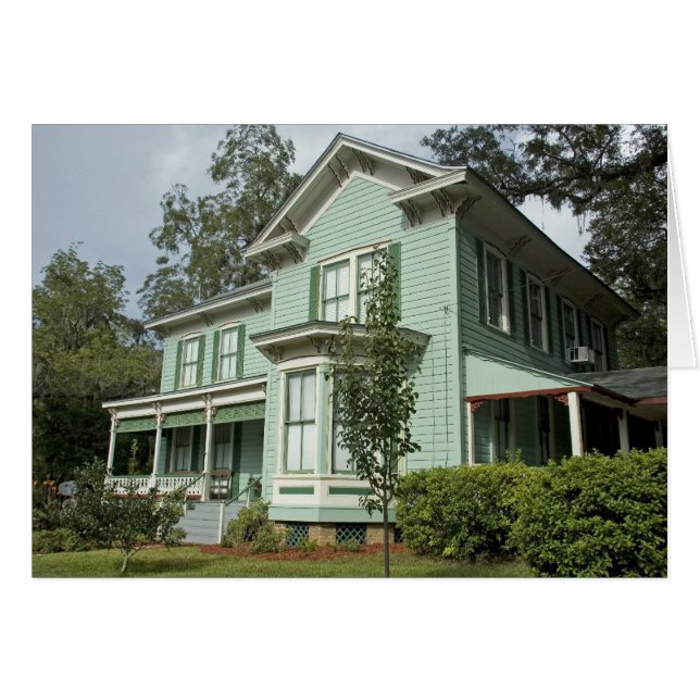 グリーンハビクトリアンウスカード (正面横)