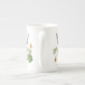 グリーンハミングバードとナスタチウム ボーンチャイナマグカップ (裏面)