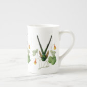 グリーンハミングバードとナスタチウム ボーンチャイナマグカップ (右)