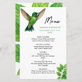 グリーンハミングバードリーフ縁どボタ結婚ン