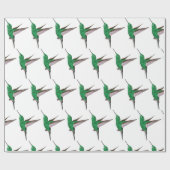 グリーンハミングバード ラッピングペーパー (フラット)