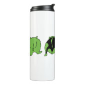 グリーンハムスターお尻 タンブラー (回転左)