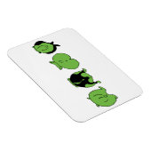 グリーンハムスターお尻 マグネット (右側)