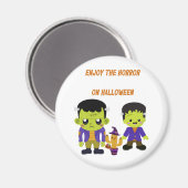 グリーンハロウィーン マグネット (正面/裏面)