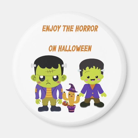 グリーンハロウィーン マグネット (正面)