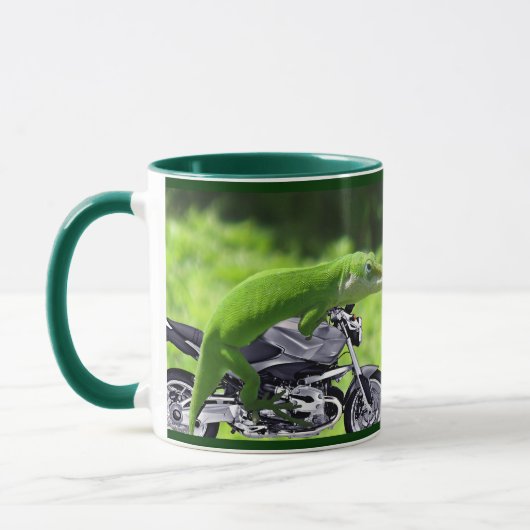 グリーンハワイアンゲッコライダー マグカップ (左)