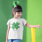 グリーンハートシャムロックセントパトリックのカスタマイズ可能 Tシャツ