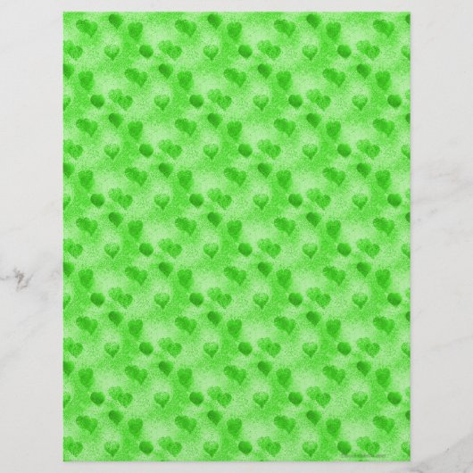 グリーンハートスクラップブック紙 (正面)