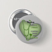 グリーンハートナース 缶バッジ (正面&裏面)