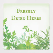 グリーンハーブデザインラベル ラベル (デザイン2)