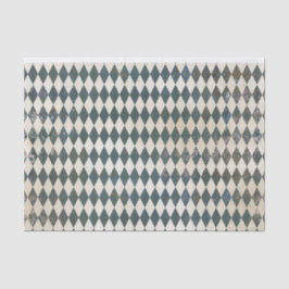 グリーンハーレクインのダイヤモンドパターン 薄葉紙