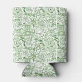 グリーンバイオロジーパターン 缶クーラー (裏面)