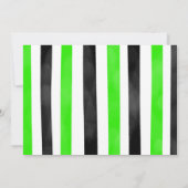 グリーンバイク誕生日フォト招待状 招待状 (裏面)