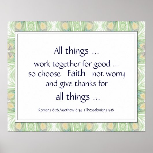 グリーンバイブル聖なる書物、 経典勇気付けられる引用文 ポスター (正面)