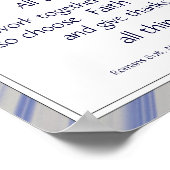 グリーンバイブル聖なる書物、 経典勇気付けられる引用文 ポスター (角)