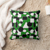 グリーンバウハウスコラージュ クッション (ブランケット)