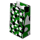 グリーンバウハウスコラージュ スモールペーパーバッグ (裏面アングル)