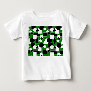 グリーンバウハウスコラージュ ベビーTシャツ