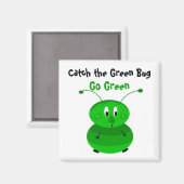 グリーンバグをキャッチ マグネット (正面/裏面)