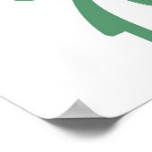 グリーンバグプリント ポスター (角)