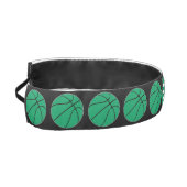 グリーンバスケットボールプレイヤーカスタムーのジャージーナンバーガールズ アスレチックヘッドバンド (左)