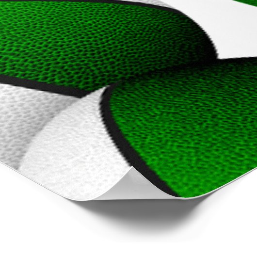 グリーンバスケット子供の誕生日パーティー歓迎 ポスター (角)