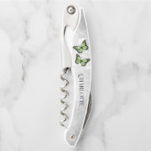 グリーンバタフライコルクフローラ ソムリエナイフ (正面)