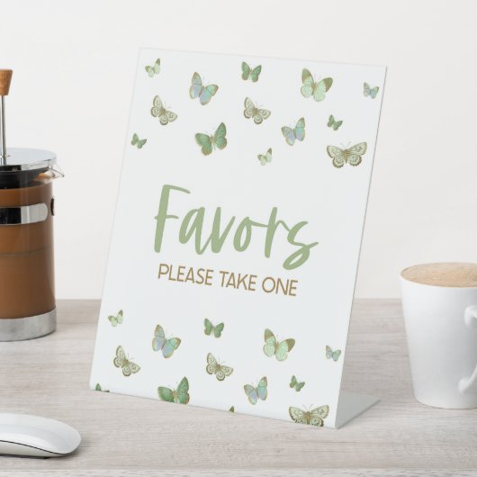 グリーンバタフライパーティーフェアーズ テーブルサイン (インサイチュ)