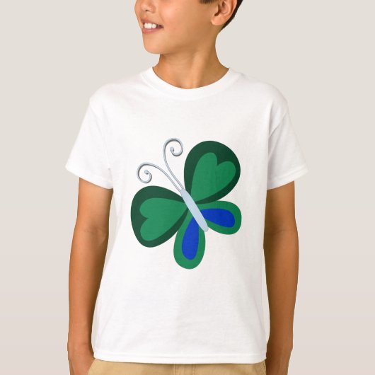 グリーンバタフライTシャツ Tシャツ (正面)