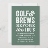 グリーンバチュラーパーティ 招待状 (正面)