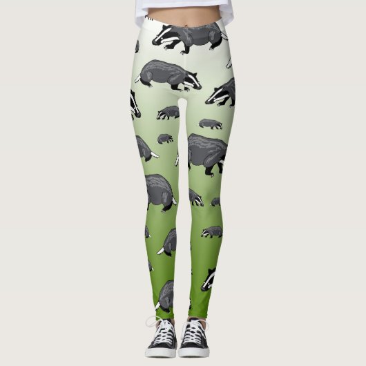 グリーンバッジャーレギンス レギンス (正面)