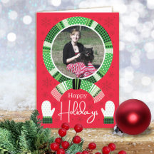 グリーンバッファローチェック フォト ハッピー