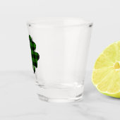 グリーンバッファロープレイドシャームロック ショットグラス (右)