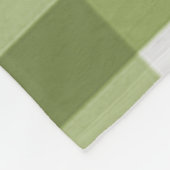 グリーンバッファロープレイドファームチキンフリースブランケット フリースブランケット (角)