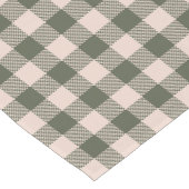 グリーンバッファロープレイドファームハウス ショートテーブルランナー (コーナー)