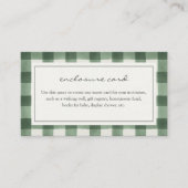 グリーンバッファロープレイド封入カード エンクロージャーカード (正面)