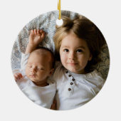 グリーンバッファローメリープライドBee、ゴールデンビー写真 セラミックオーナメント (裏面)