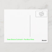 グリーンバナナゴキブリパンクロラニヴェア ポストカード (裏面)