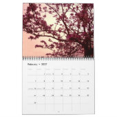 グリーンバナナリーフ カレンダー (2月 2027)