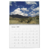 グリーンバナナリーフ カレンダー (1月 2027)