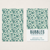 グリーンバブルズイヤリングネックレスジュエリーディスプレイ (正面&裏面)