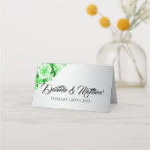 グリーンバラオンシルバー庭園の結婚式 プレイスカード (正面)