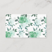 グリーンバラズワインラッフルチケットブライダルシャワーカード プレイスカード (裏面)