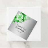 グリーンバラボタニカルエレガンスシルバー結婚ズ フェイバータグ (インサイチュ)