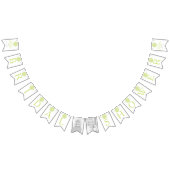 グリーンバラポシーブライダルシャワー写真のバンティング バンティングフラッグ (全)