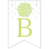 グリーンバラポシーブライダルシャワー写真のバンティング バンティングフラッグ (第2の旗)